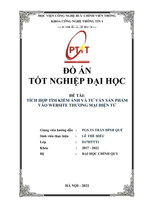 Tích hợp tìm kiếm ảnh và tư vấn sản phẩm vào website thương mại điện tử