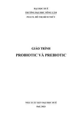 Giáo trình probiotic và prebiotic