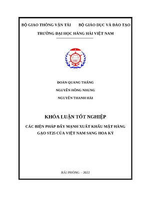Đồ án tốt nghiệp đại học hàng hải