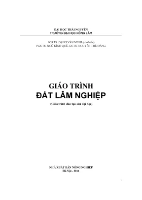 Giáo trình đất lâm nghiệp
