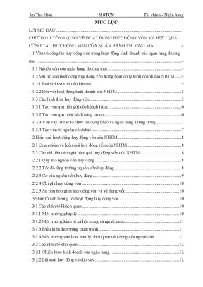 Giải pháp nâng cao hiệu quả huy động vốn tại ngân hàng thương mại cổ phần công thương việt nam chi nhánh ninh binh