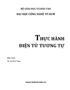 Thực hành điện tử tương tự