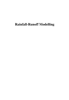 Beven rainfall runoff modelling 2nd ed