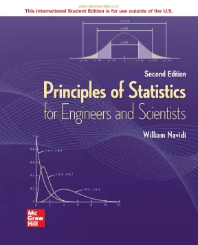 Principles of statistics for engineers and scientist 2nd