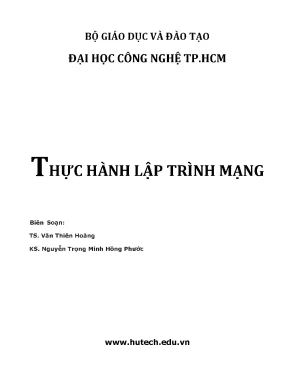 Thực hành lập trình mạng máy tính