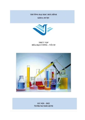 Thực tập hóa đại cương vô cơ