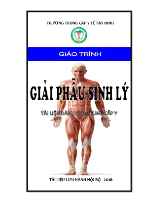 Giáo trình giải phẫu sinh lý tài liệu dành cho trung cấp y