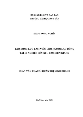 Luận văn đào trọng nghĩa