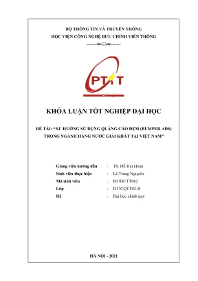 Xu hướng sử dụng quảng cáo đệm bumper ads trong ngành hàng nước giải khát tại việt nam