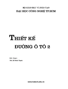 Thiết kế đường ô tô 2