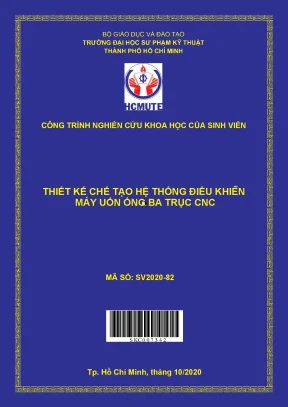 Đề tài thiết kế chế tạo hệ thống điều khiển máy uốn ống ba trục cnc