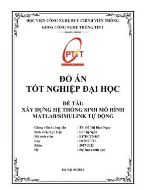 Xây dựng hệ thống sinh mô hình matlabsimulink tự động