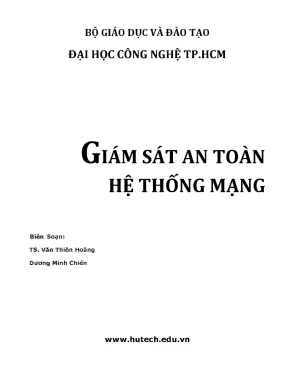 Giám sát an toàn hệ thống mạng