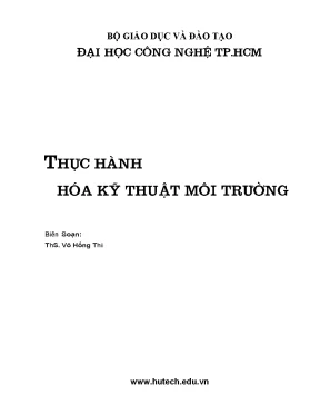 Thực hành hóa kỹ thuật môi trường