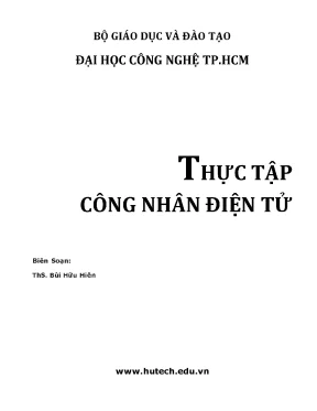 Thực tập công nhân điện tử