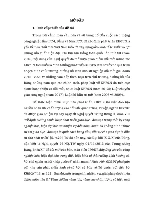 Luận văn ths báo chí truyền thông chính sách khoa học và công nghệ cho sinh viên trên báo điện tử việt nam hiện nay