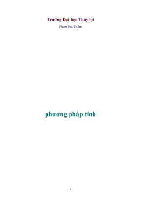 Phương pháp tính