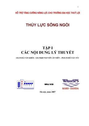 Thuỷ lực sông ngòi thuộc dự án tăng cường năng lực đào tạo cho trường đại học thuỷ lợi của chính phủ đan mạch danida
