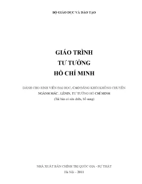 Tư tưởng hồ chí minh full 10 điểm