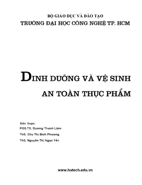 Dinh dưỡng và vệ sinh an toàn thực phẩm