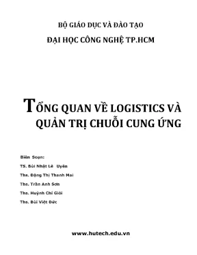Tổng quan về logistics và quản trị chuỗi cung ứng