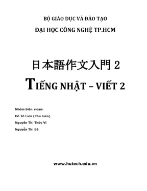 Tiếng nhật viết 2