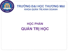 Quản trị học chương 1 2
