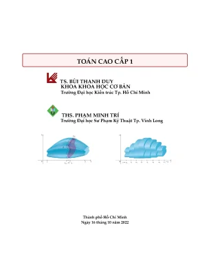 Toán cao cấp 1