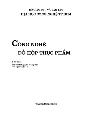 Công nghệ đồ hộp thực phẩm