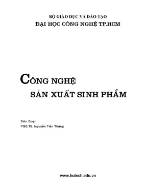 Công nghệ sản xuất sinh phẩm