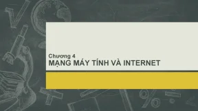 Chương 4 mạng máy tính và internet