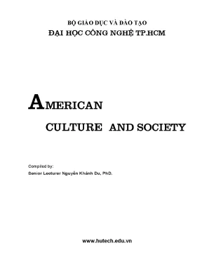 American culture and society
