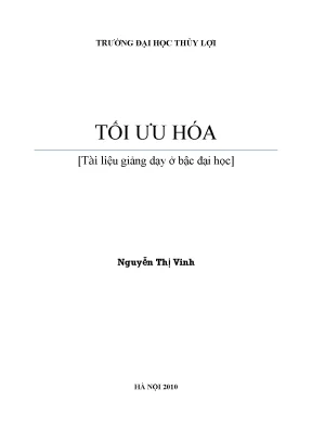 Tối ưu hóa