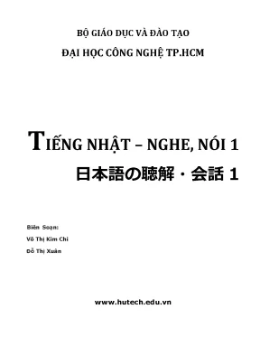 Tiếng nhật nghe nói 1