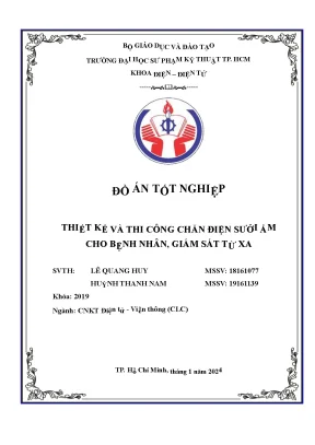 Đồ án tôt nghiệp cnkt điện tử viễn thông