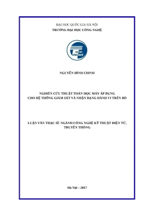 Luận văn nghiên cứu thuật toán học máy áp dụng cho hệ thống giám sát và nhận dạng hành vi trên bò