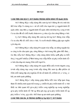 Đồ án kinh tế xây dựng ii