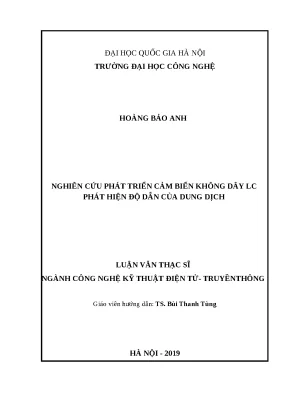 Luận văn nghiên cứu phát triển cảm biến không dây lc phát hiện độ dẫn của dung dịch