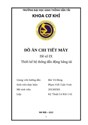 Đồ án chi tiết máy phạm viết tuấn vinh 201301501 đề xii pa4
