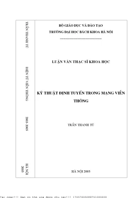 Kỹ thuật định tuyến trong mạng viễn thông