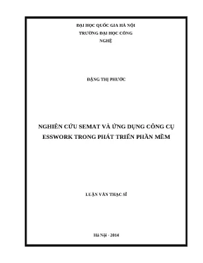 Luận văn nghiên cứu semat và ứng dụng công cụ esswork trong phát triển phần mềm