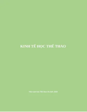 Giáo trình kinh tế học thể thao