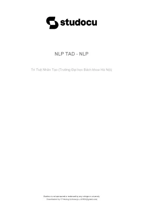Nlp trí tuệ nhân tạo