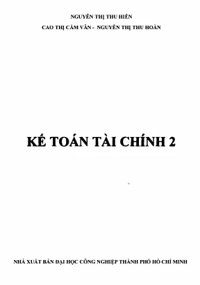 Giáo trình kế toán tài chính 2 iuh