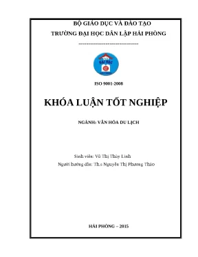 Đồ án tốt nghiệp ngành văn hóa du lịch giải pháp phát triển loại hình du lịch homestay theo hướng bền vững tại khu bảo tồn thiên nhiên đất ngập nước vân long ninh bình