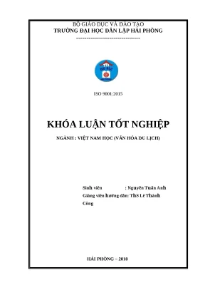 Khóa luận tốt nghiệp ngành văn hóa du lịch một số giải pháp nâng cao hiệu quả kinh doanh tại công ty du lịch vietravel chi nhánh hải phòng