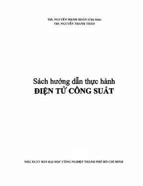 Sách hướng dẫn thực hành điện tử công suất iuh