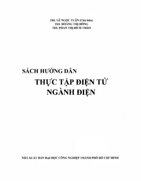 Sách hướng dẫn thực tập điện tử ngành điện iuh