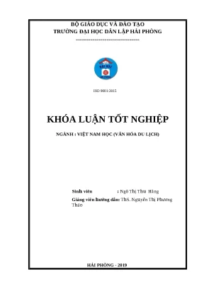 Khóa luận tốt nghiệp ngành văn hóa du lịch giải pháp phát triển du lịch nông nghiệp ở mộc châu sơn la