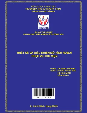 Thiết kế và điều khiển mô hình robot phục vụ thư viện